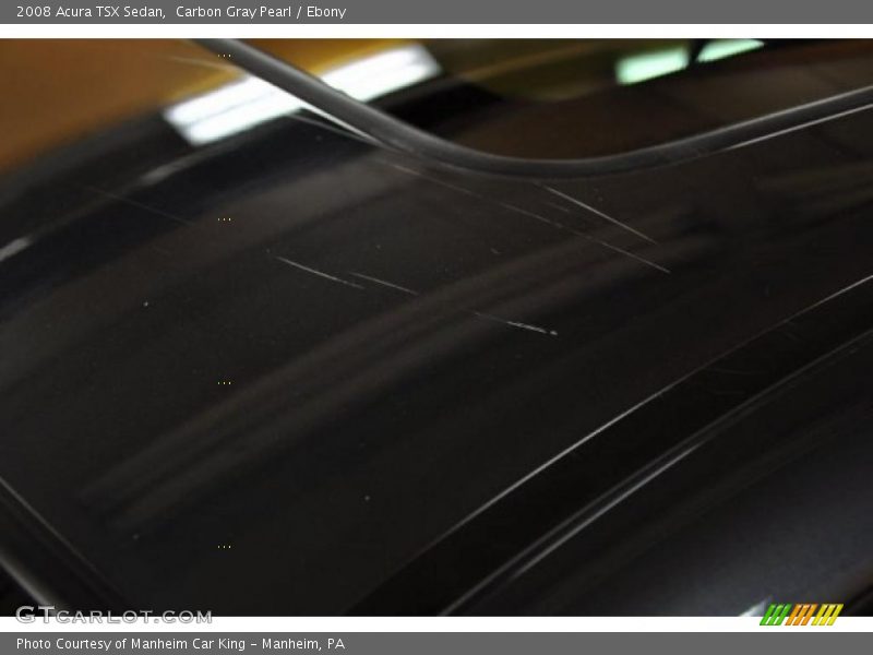 Carbon Gray Pearl / Ebony 2008 Acura TSX Sedan