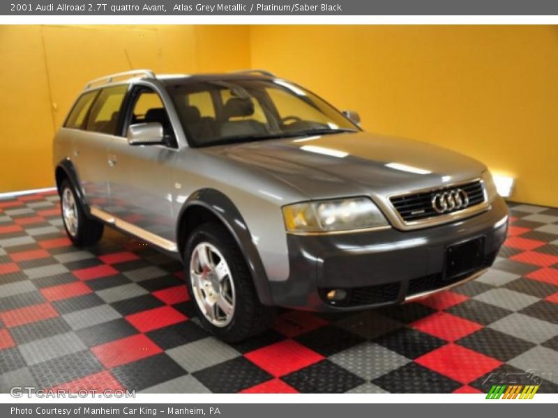 Atlas Grey Metallic / Platinum/Saber Black 2001 Audi Allroad 2.7T quattro Avant