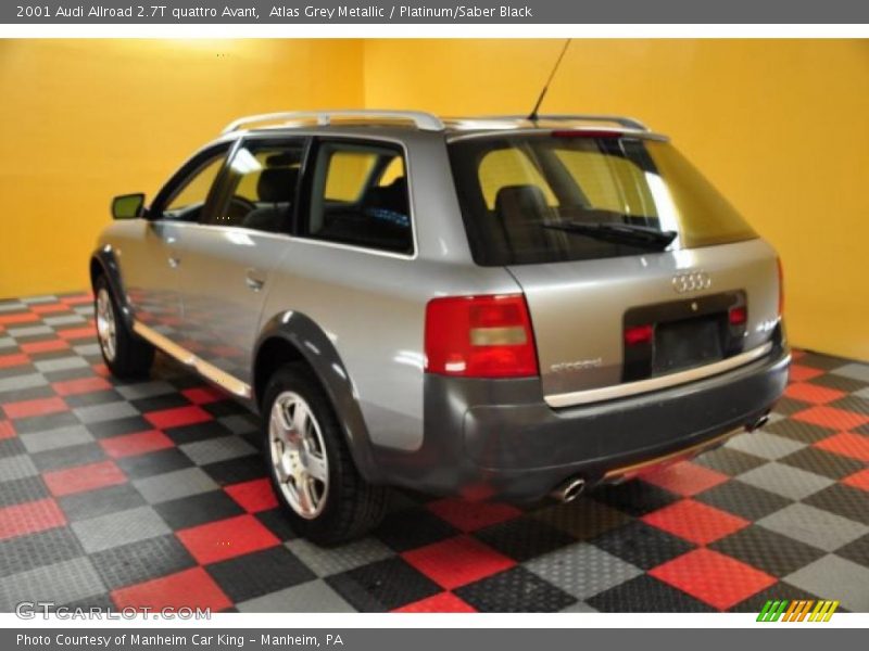 Atlas Grey Metallic / Platinum/Saber Black 2001 Audi Allroad 2.7T quattro Avant