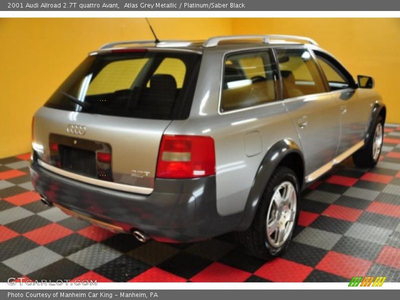 Atlas Grey Metallic / Platinum/Saber Black 2001 Audi Allroad 2.7T quattro Avant