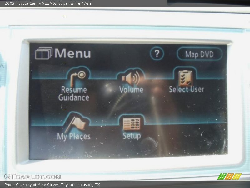 Super White / Ash 2009 Toyota Camry XLE V6