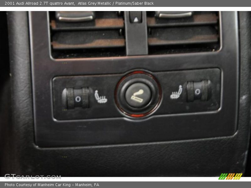 Atlas Grey Metallic / Platinum/Saber Black 2001 Audi Allroad 2.7T quattro Avant