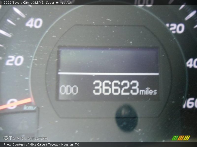 Super White / Ash 2009 Toyota Camry XLE V6