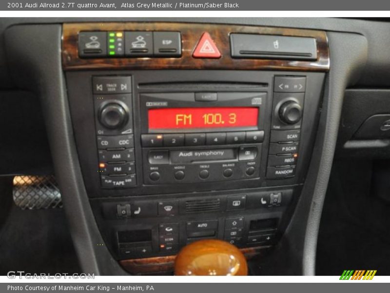 Atlas Grey Metallic / Platinum/Saber Black 2001 Audi Allroad 2.7T quattro Avant