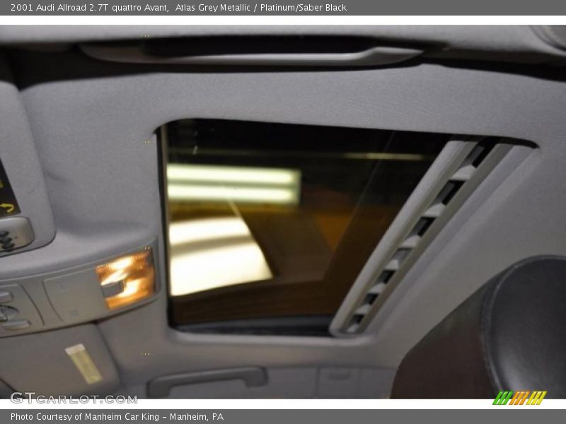 Atlas Grey Metallic / Platinum/Saber Black 2001 Audi Allroad 2.7T quattro Avant