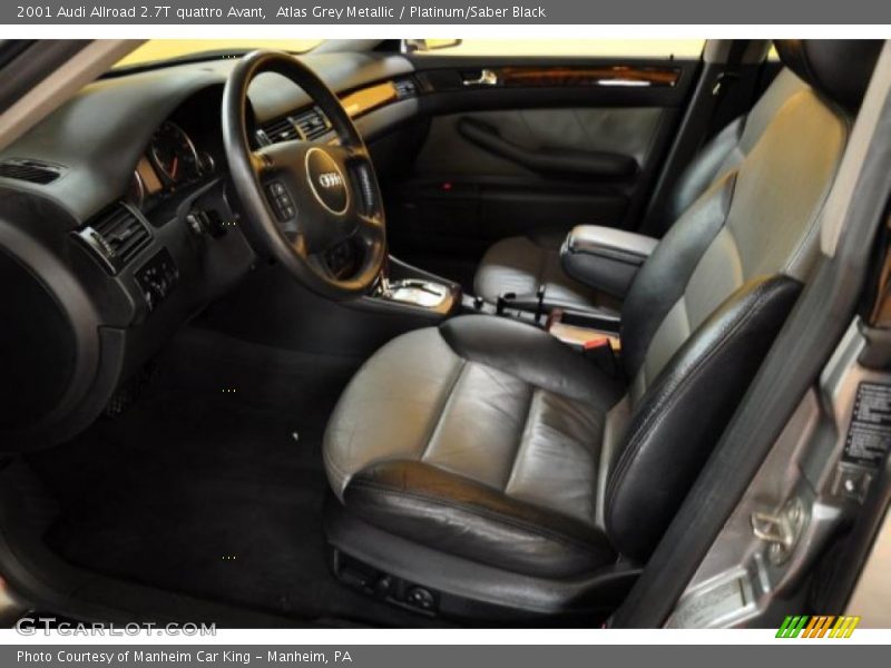 Atlas Grey Metallic / Platinum/Saber Black 2001 Audi Allroad 2.7T quattro Avant