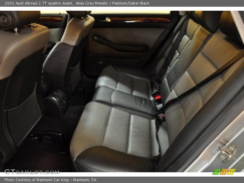 Atlas Grey Metallic / Platinum/Saber Black 2001 Audi Allroad 2.7T quattro Avant