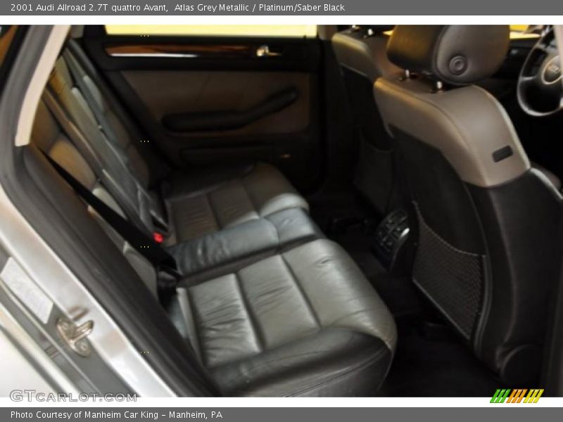 Atlas Grey Metallic / Platinum/Saber Black 2001 Audi Allroad 2.7T quattro Avant