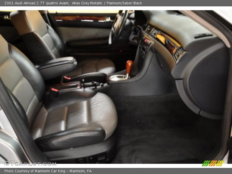 Atlas Grey Metallic / Platinum/Saber Black 2001 Audi Allroad 2.7T quattro Avant