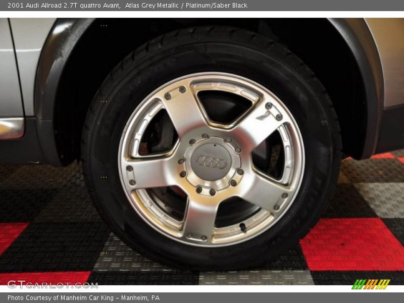 Atlas Grey Metallic / Platinum/Saber Black 2001 Audi Allroad 2.7T quattro Avant
