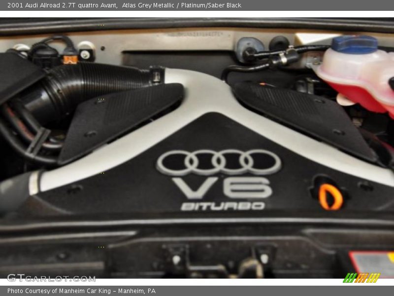 Atlas Grey Metallic / Platinum/Saber Black 2001 Audi Allroad 2.7T quattro Avant