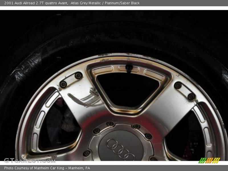 Atlas Grey Metallic / Platinum/Saber Black 2001 Audi Allroad 2.7T quattro Avant