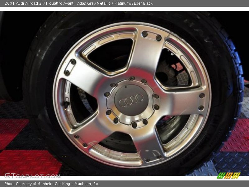 Atlas Grey Metallic / Platinum/Saber Black 2001 Audi Allroad 2.7T quattro Avant