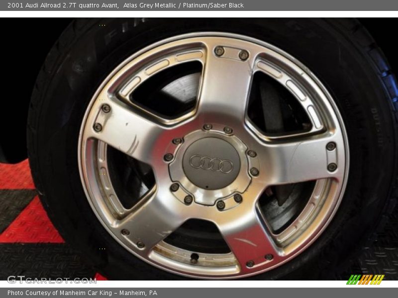 Atlas Grey Metallic / Platinum/Saber Black 2001 Audi Allroad 2.7T quattro Avant