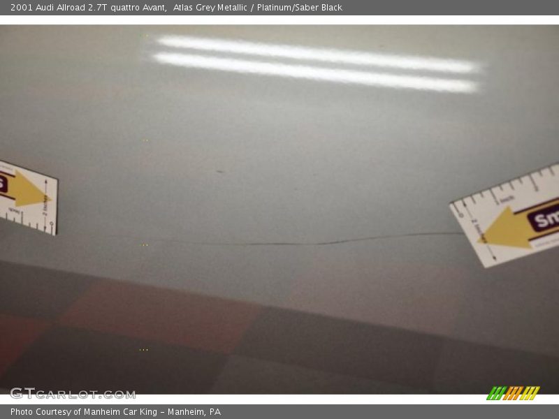 Atlas Grey Metallic / Platinum/Saber Black 2001 Audi Allroad 2.7T quattro Avant