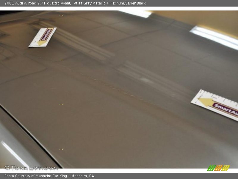 Atlas Grey Metallic / Platinum/Saber Black 2001 Audi Allroad 2.7T quattro Avant