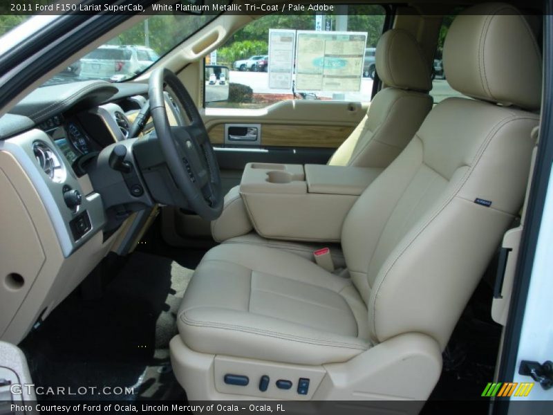  2011 F150 Lariat SuperCab Pale Adobe Interior
