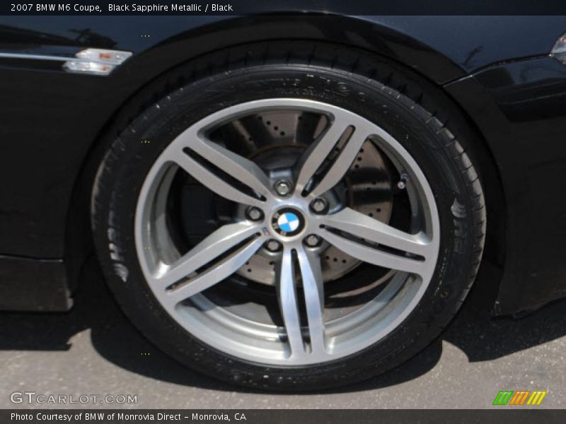 Black Sapphire Metallic / Black 2007 BMW M6 Coupe