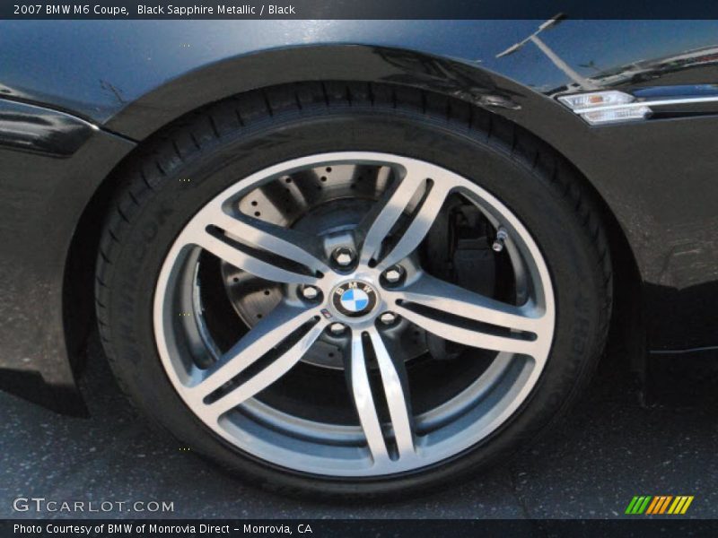 Black Sapphire Metallic / Black 2007 BMW M6 Coupe