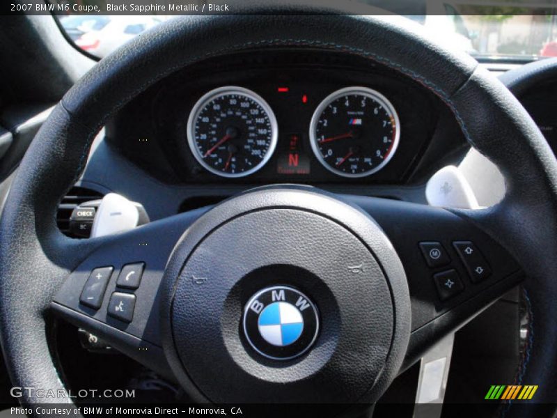 Black Sapphire Metallic / Black 2007 BMW M6 Coupe