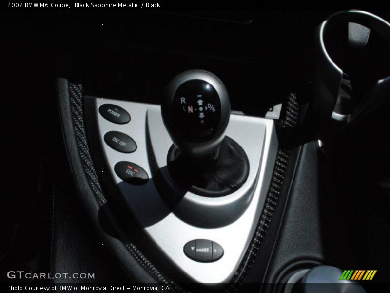 Black Sapphire Metallic / Black 2007 BMW M6 Coupe