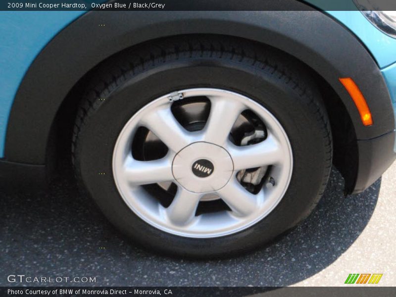 Oxygen Blue / Black/Grey 2009 Mini Cooper Hardtop