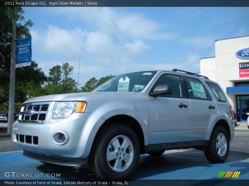 Ingot Silver Metallic / Stone 2011 Ford Escape XLS