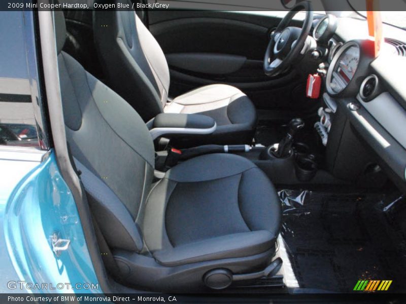 Oxygen Blue / Black/Grey 2009 Mini Cooper Hardtop