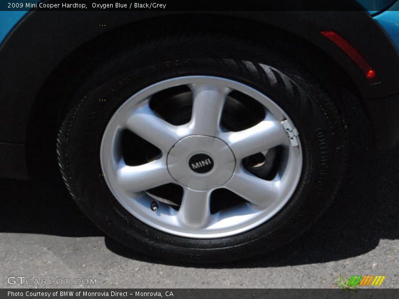 Oxygen Blue / Black/Grey 2009 Mini Cooper Hardtop