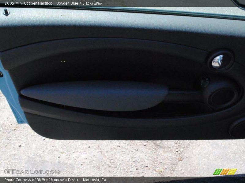 Oxygen Blue / Black/Grey 2009 Mini Cooper Hardtop