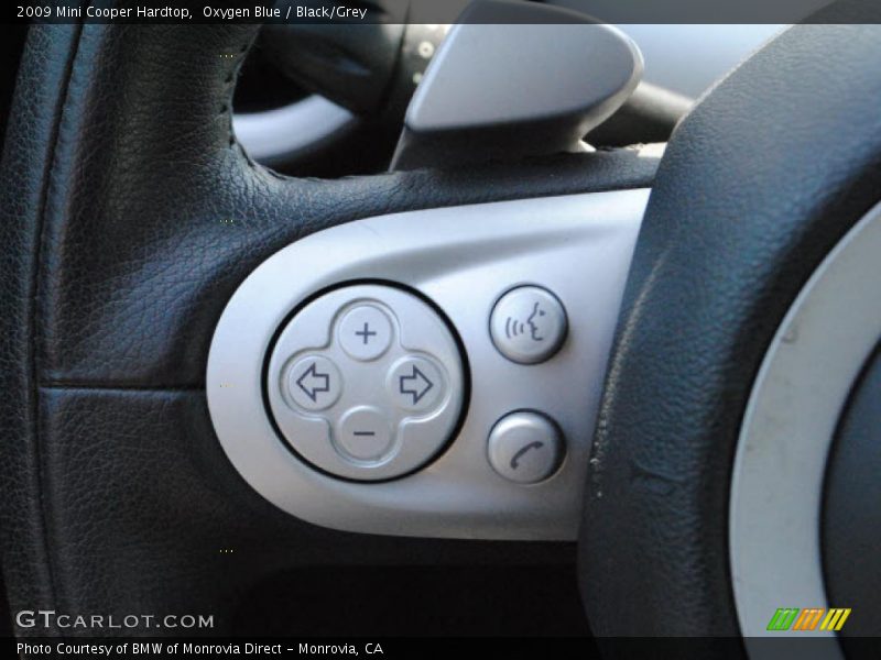 Oxygen Blue / Black/Grey 2009 Mini Cooper Hardtop