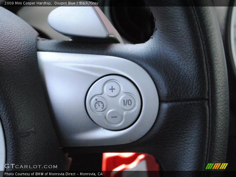 Oxygen Blue / Black/Grey 2009 Mini Cooper Hardtop
