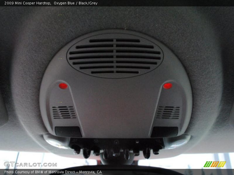 Oxygen Blue / Black/Grey 2009 Mini Cooper Hardtop
