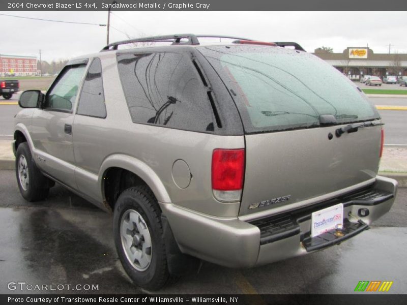 Sandalwood Metallic / Graphite Gray 2004 Chevrolet Blazer LS 4x4