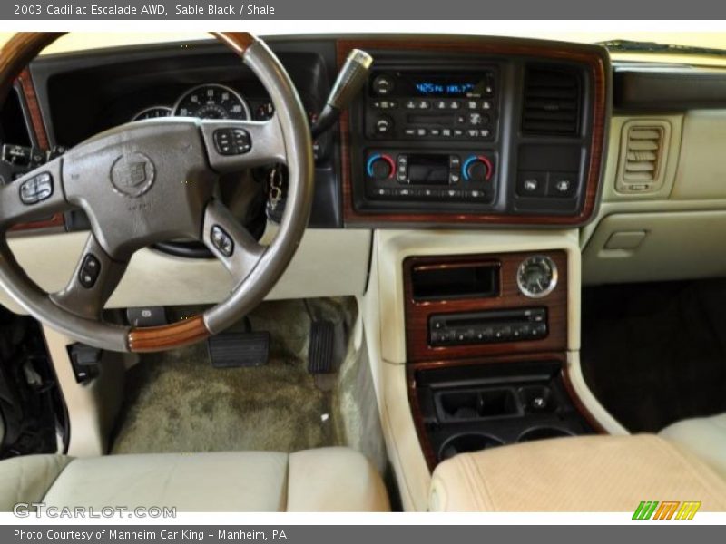 Sable Black / Shale 2003 Cadillac Escalade AWD