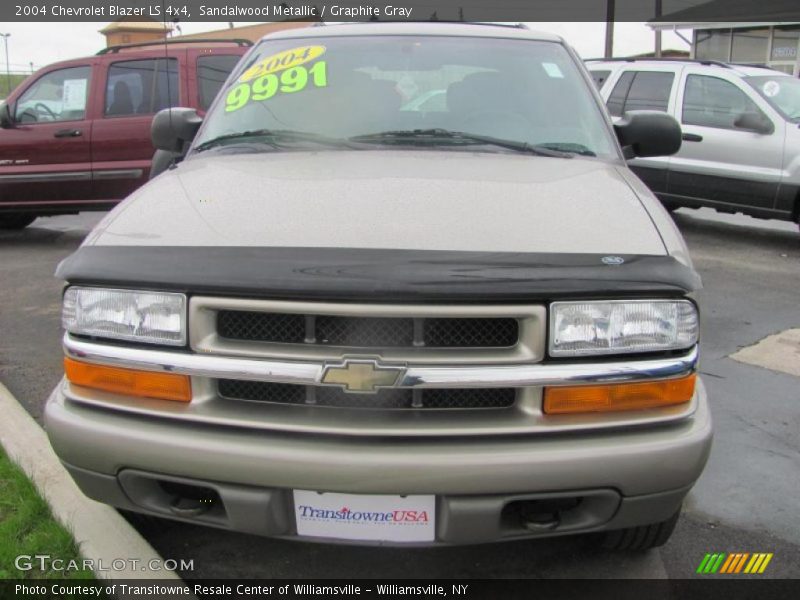 Sandalwood Metallic / Graphite Gray 2004 Chevrolet Blazer LS 4x4