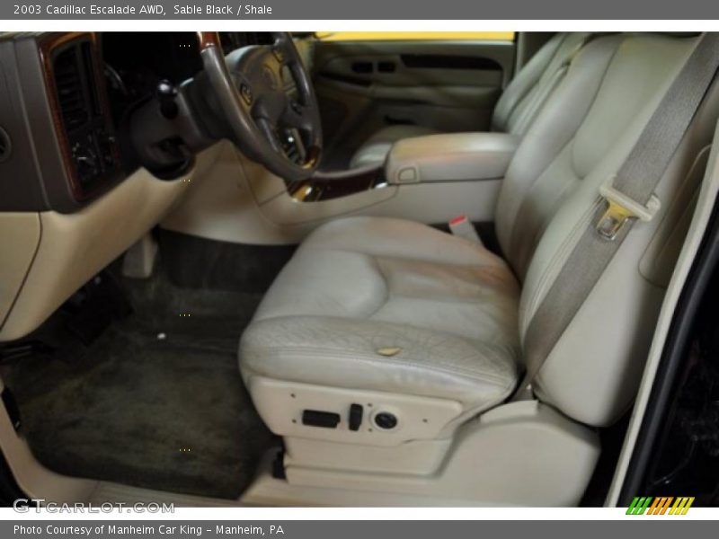 Sable Black / Shale 2003 Cadillac Escalade AWD