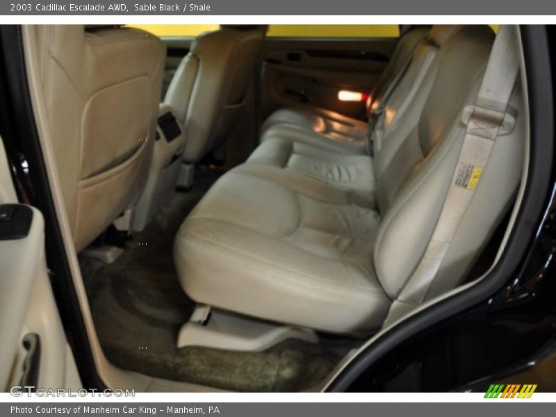 Sable Black / Shale 2003 Cadillac Escalade AWD