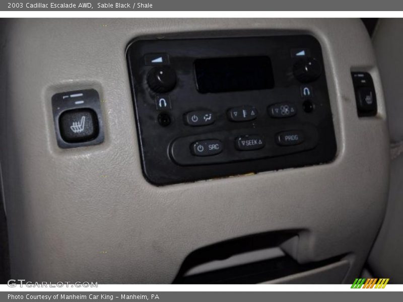 Sable Black / Shale 2003 Cadillac Escalade AWD