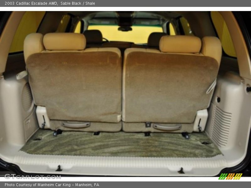 Sable Black / Shale 2003 Cadillac Escalade AWD