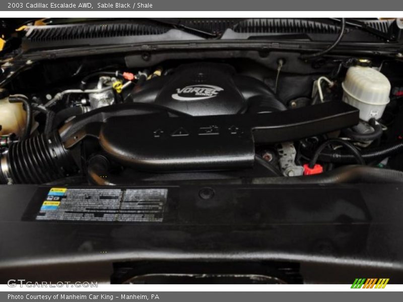 Sable Black / Shale 2003 Cadillac Escalade AWD