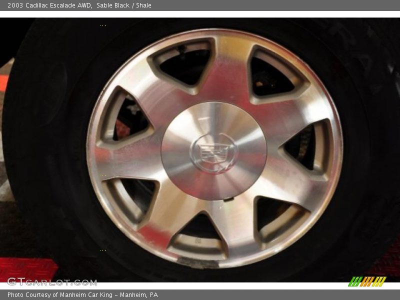 Sable Black / Shale 2003 Cadillac Escalade AWD