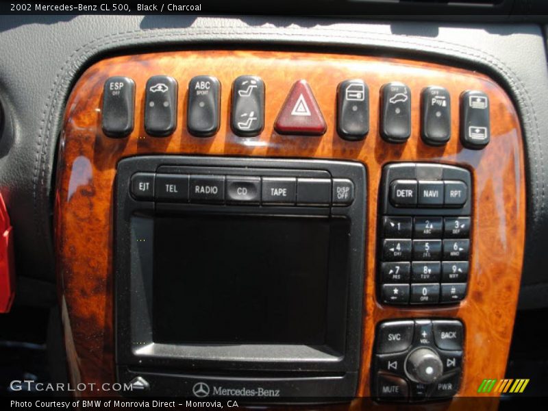 Controls of 2002 CL 500