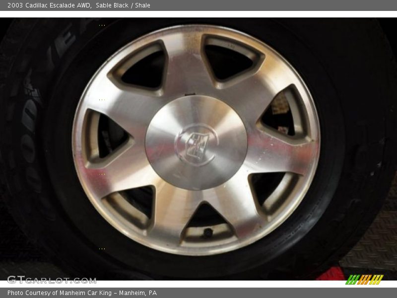 Sable Black / Shale 2003 Cadillac Escalade AWD