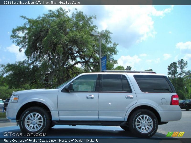 Ingot Silver Metallic / Stone 2011 Ford Expedition XLT