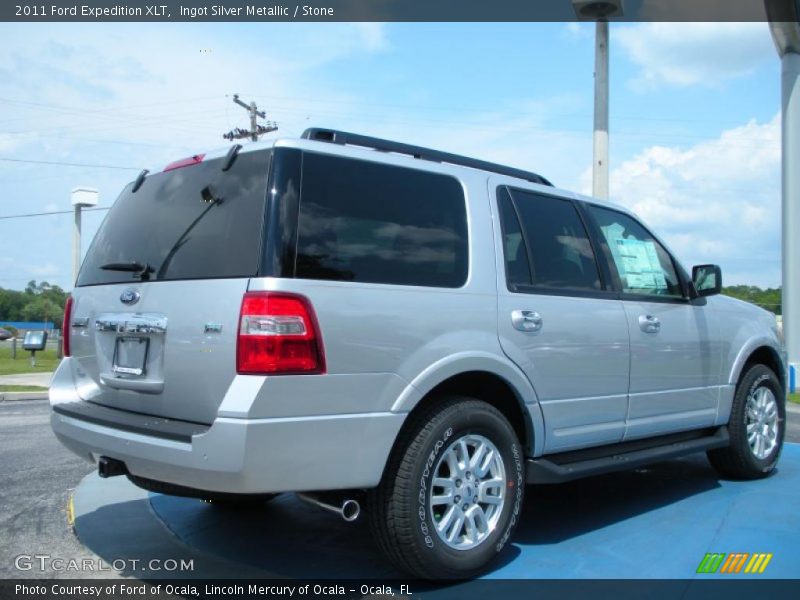 Ingot Silver Metallic / Stone 2011 Ford Expedition XLT