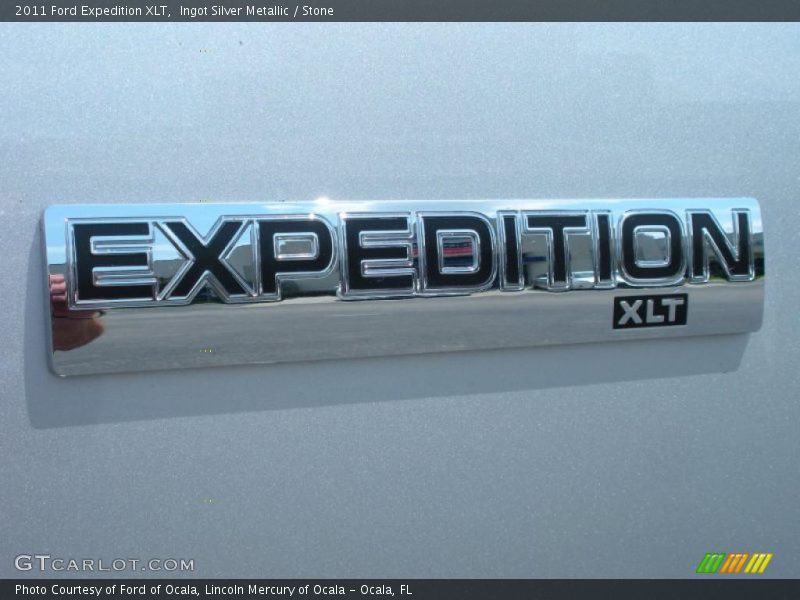 Ingot Silver Metallic / Stone 2011 Ford Expedition XLT