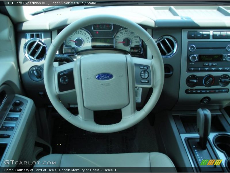 Ingot Silver Metallic / Stone 2011 Ford Expedition XLT