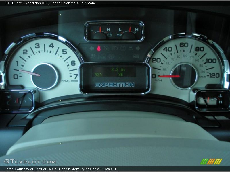 Ingot Silver Metallic / Stone 2011 Ford Expedition XLT