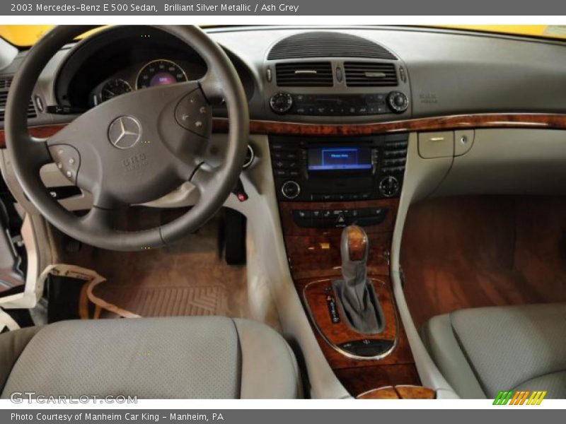 Brilliant Silver Metallic / Ash Grey 2003 Mercedes-Benz E 500 Sedan